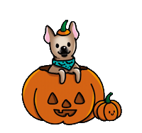 Halloween Cartoon Sticker by TEHZETA