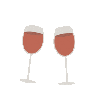 drinkavaline cheers toast organicwine avaline Sticker