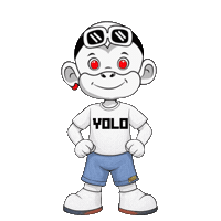 Lets Go Yolo Sticker by Zhot