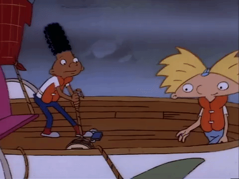 hey arnold nick splat GIF