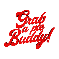 buxtonspizza pizza pie buxtonspizza buxtons Sticker