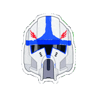 Scifi Helmet Sticker