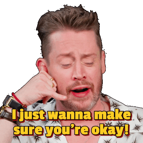 Are You Okay Macaulay Culkin Sticker by First We Feast