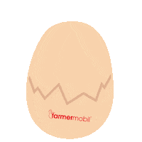 Chicken Egg Sticker by farmermobil