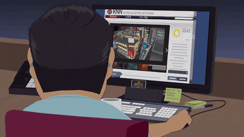 computer scrolling GIF by South Park 