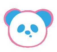 kouyuri kawaii talking panda think Sticker