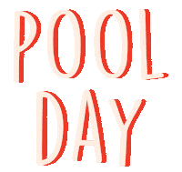 Relaxing Pool Party Sticker by SoulRoboX s.r.l.