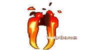 Animation Burning Sticker by youmotion.com