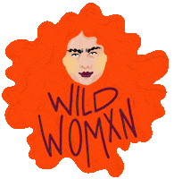 Red Hair Woman Sticker