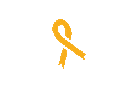 Go Gold Cancer Ribbon Sticker by Maggie's Mission