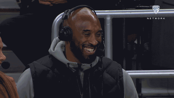 Happy Kobe Bryant GIF by Pac-12 Network