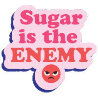 carbsmeout lowcarb ketofriendly carbsmeout sugaristheenemy Sticker