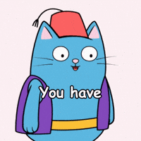 Blue Cat GIF