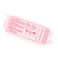 Boarding Pass Sticker by Eva NYC