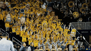 Go Blue Michigan Basketball GIF by Michigan Athletics