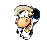 Cow Vaca Sticker by Bonlac Panama