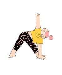 Angry Yoga Sticker by molehill