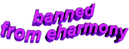quote banned from eharmony Sticker by AnimatedText