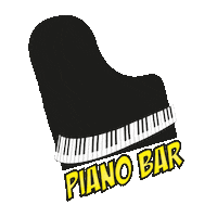 freakypianobar arnhem oubaha beheer korenmarkt freaky piano bar Sticker