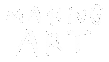 keeperofthesuns creating make art making art art in progress Sticker