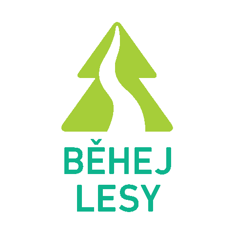 BehejLesy run les beh priroda Sticker