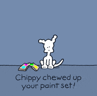 chippythedog love dog dogs color GIF