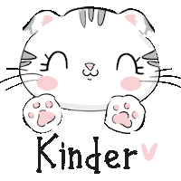 MONAMIDESIGN kinder catlover lovecat monami Sticker