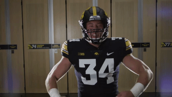 football GIF by University of Iowa Hawkeyes Athletics
