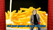 SilverLakeShorts mcdonalds fries grease grimace GIF