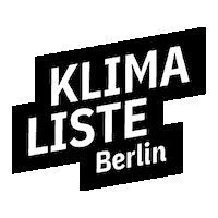 KlimaListeBerlin klimaschutz climatejustice klimawahl klimagerechtigkeit Sticker