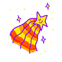 Happy Shooting Star Sticker by megan lockhart