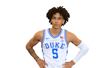 College Basketball Kiss Sticker by Duke Men's Basketball