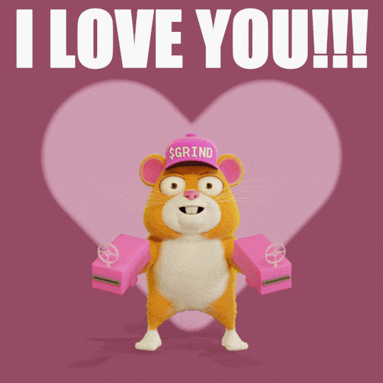 I Love You Hamster GIF by Grind
