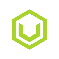 Logo Glitch Sticker by UPANA Virtual