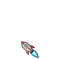 Floating Outer Space Sticker by HTX Coffee Club