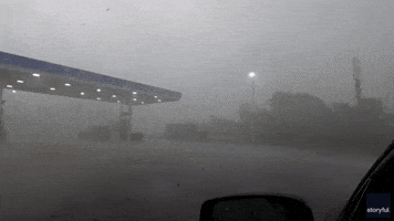 Gas Station in Northern Illinois Collapses Due to Severe Storm