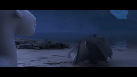 how to train your dragon flirting GIF