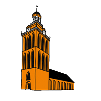 Grote Kerk Meppel Sticker