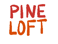 pinepins loft pine pins pinepins pineloft Sticker