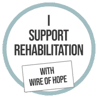 wireofhope rehabilitation wireofhope prisonpenpalprogram prisonpenpal Sticker