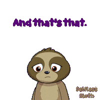 Sloth Sticker by VeeFriends