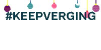 keep verging Sticker by Keko London