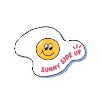 Sunny Side Up Smile Sticker by SHINSEGAE