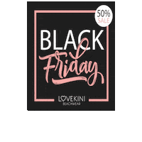 lovekini bikini black friday ecommerce discount Sticker
