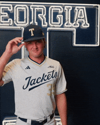 Georgia Tech Baseball GIF by Georgia Tech Yellow Jackets