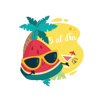 Sandia 5Aldia Sticker by 5 AL DÍA ESPAÑA