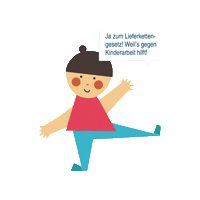 Kinderarbeitstoppen Sticker by Dreikönigsaktion