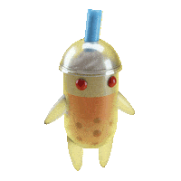Happy Bubble Tea Sticker