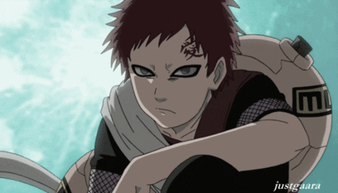 gaara of the sand naruto GIF