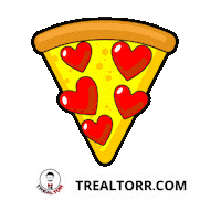 Real Estate Pizza Sticker by Trealtorr